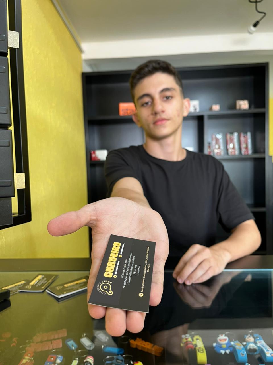 Atendimento personalizado — Chaveiro Líder Macaé